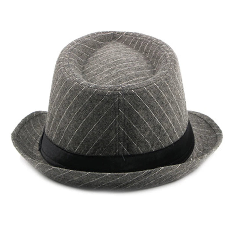 Epsom Striped Trilby Fedora