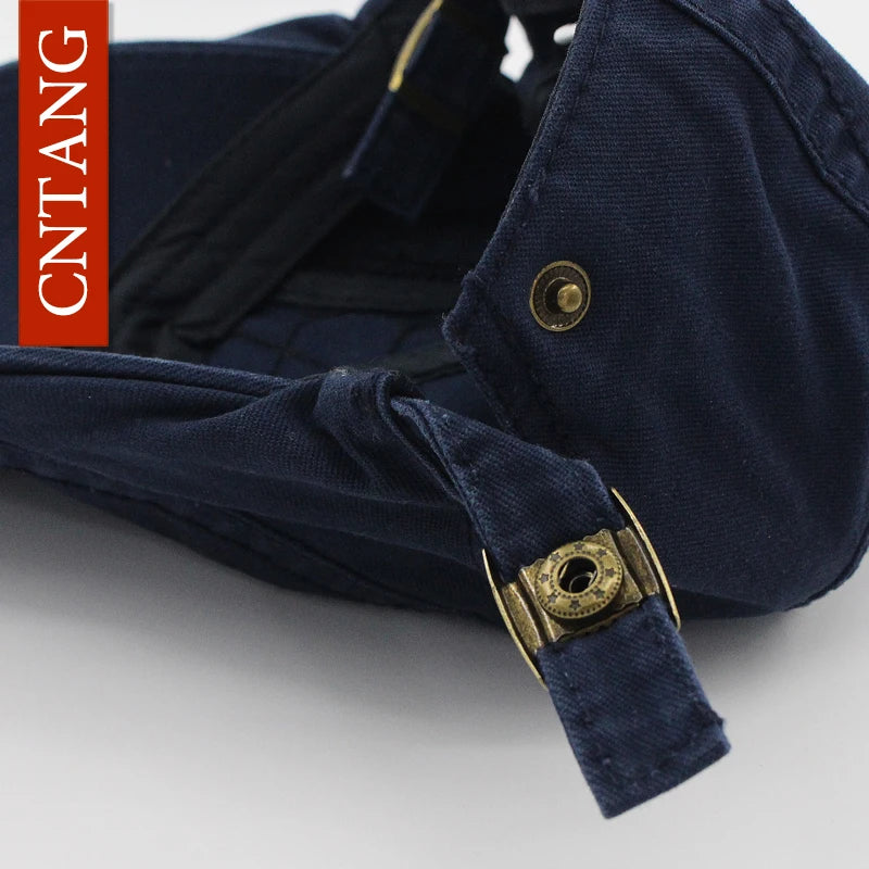 Cotton Button-Top Ivy Cap | Classic Country Flat Hat | Urban Caps NZ