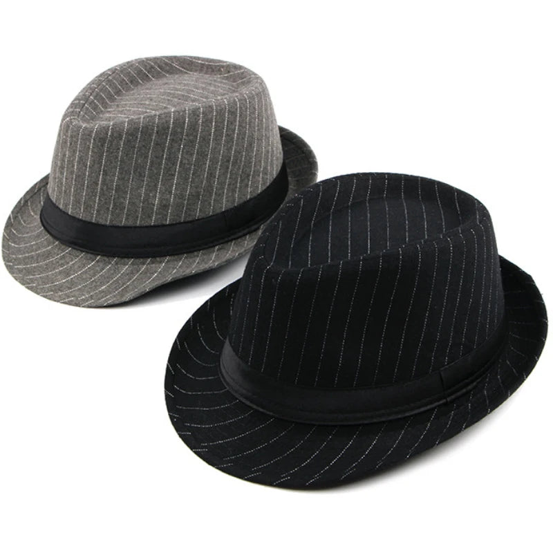 Epsom Striped Trilby Fedora