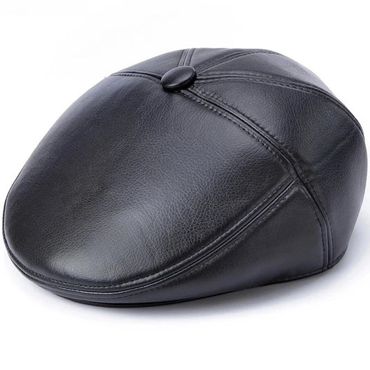 Chartres Leather Ivy Cap in Cm