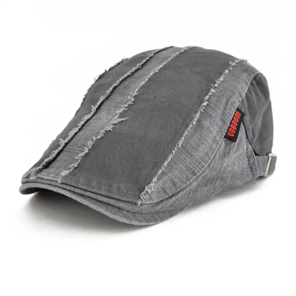 The Sedbergh | Men's Distressed Cotton Retro Baker Boy Cap | Urban Caps NZ