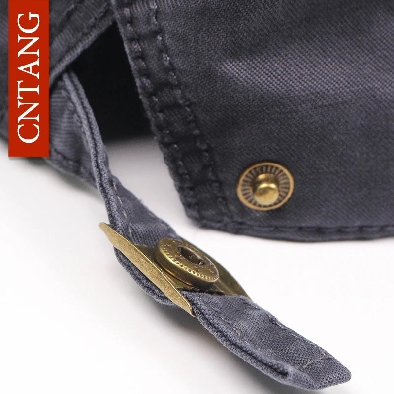 Designer Cotton Letter Buckle Ivy Cap | Retro Flat Cap | Urban Caps NZ