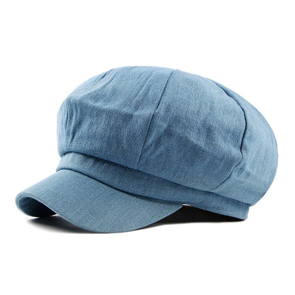 Dartmoor Western Denim Flat Cap