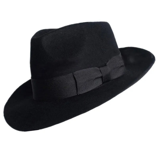 Noir Legend Wool Fedora | Premium 100% Australian Wool Hat