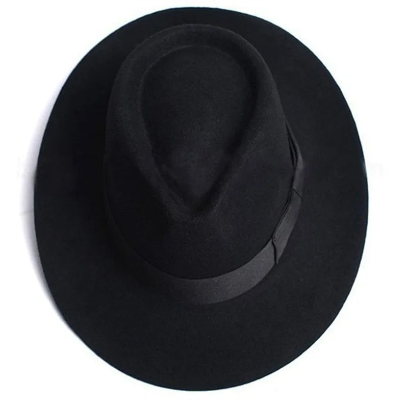 Noir Legend Wool Fedora | Premium 100% Australian Wool Hat