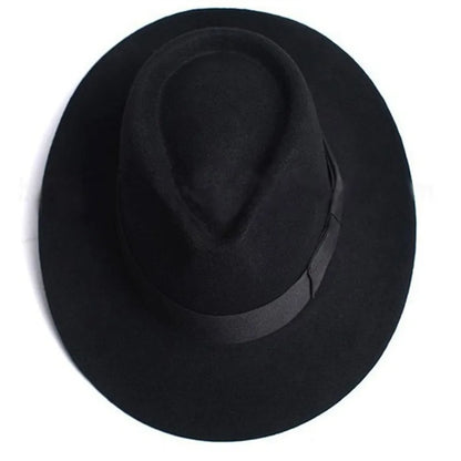 Noir Legend Wool Fedora | Premium 100% Australian Wool Hat