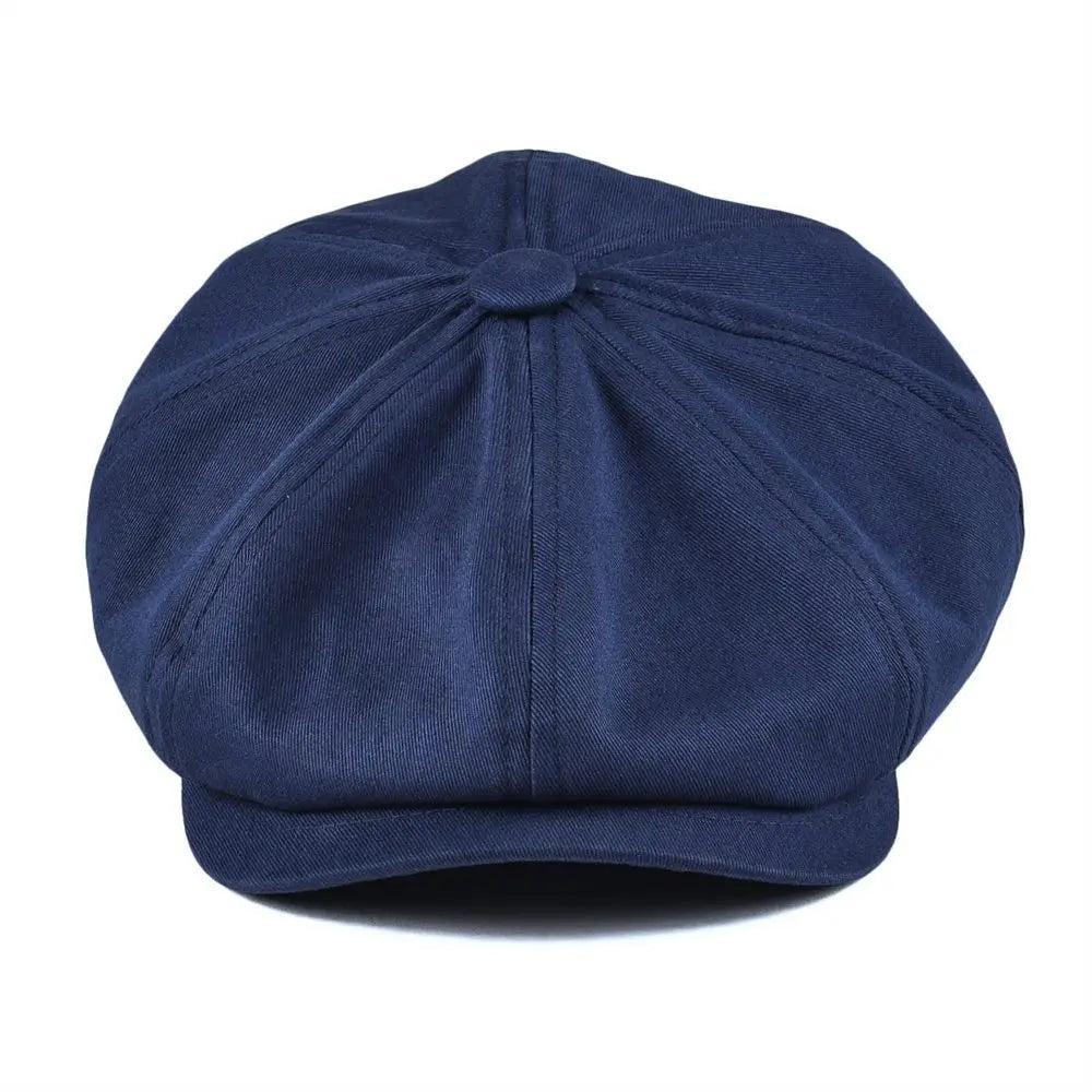 The Whitstable | Men's Cotton Twill 8-Panel Gatsby Newsboy Cap | Urban Caps NZ