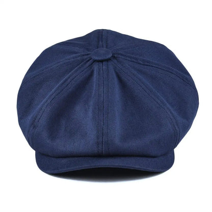 The Whitstable | Men's Cotton Twill 8-Panel Gatsby Newsboy Cap | Urban Caps NZ
