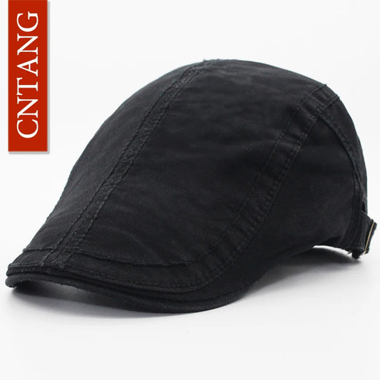 Classic Solid Cotton Ivy Cap | Six Colour Flat Cap | Urban Caps NZ