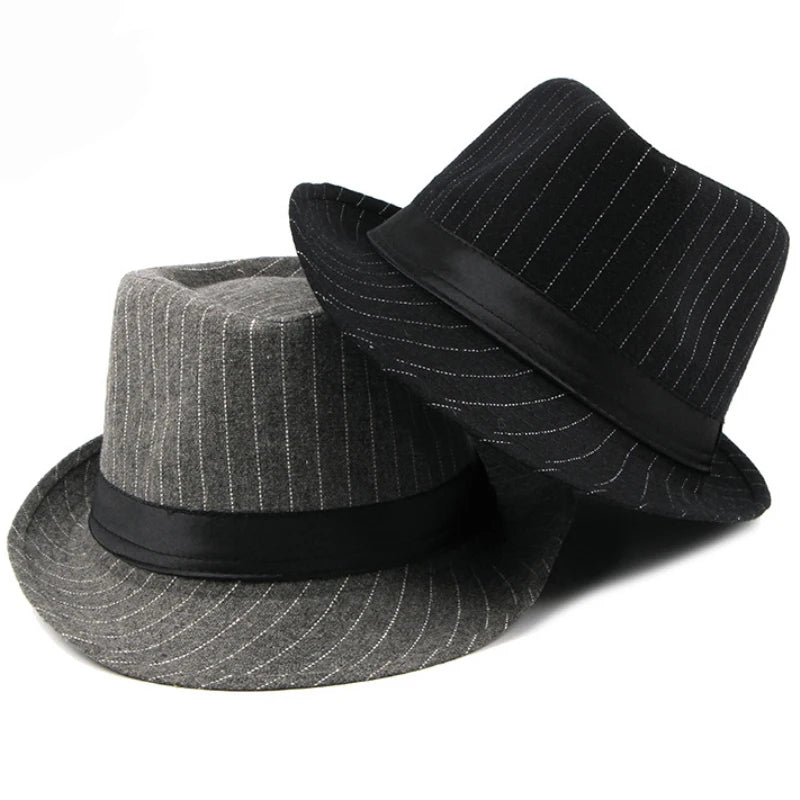Epsom Striped Trilby Fedora