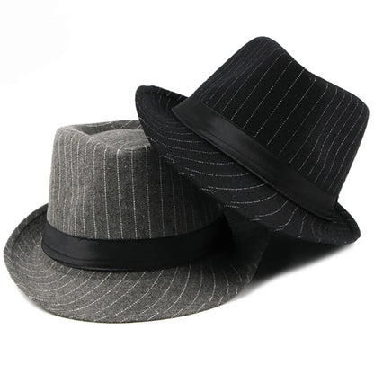 Epsom Striped Trilby Fedora