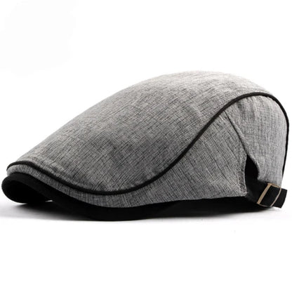 Arles Western Patchwork Ivy Cap in Light Grey