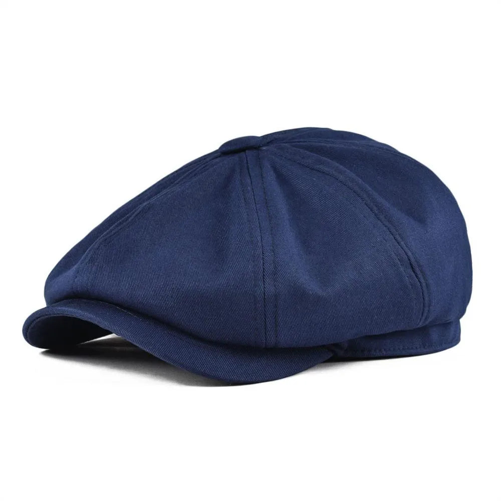 The Whitstable | Men's Cotton Twill 8-Panel Gatsby Newsboy Cap | Urban Caps NZ