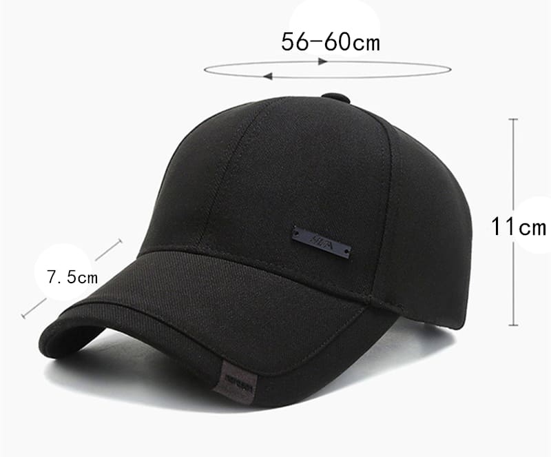 HUA Plain Cotton Baseball Cap - A Simple Cotton Baseball Cap For Casual Everyday Style