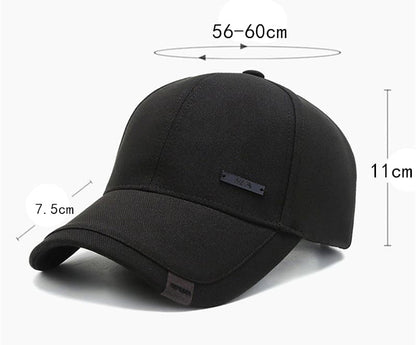 HUA Plain Cotton Baseball Cap - A Simple Cotton Baseball Cap For Casual Everyday Style
