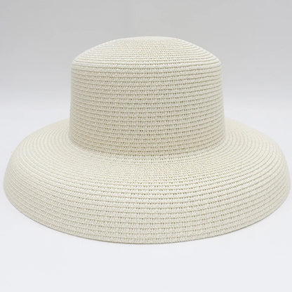 Antibes Floppy Straw Sun Hat in Ivory