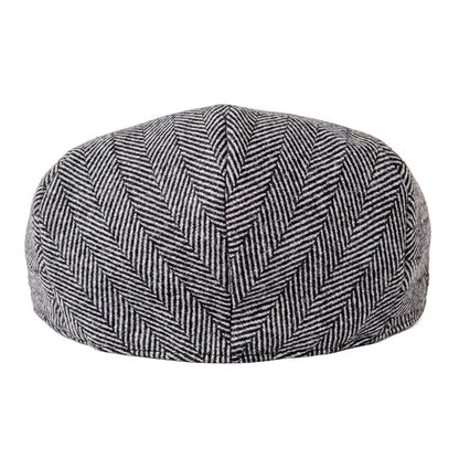 The Lochgilphead | Men's Soft Wool Tweed Check Newsboy Cap | Urban Caps NZ