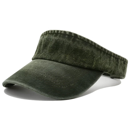 Hagen Denim Visor – Cotton Adjustable Sun Protection Hat
