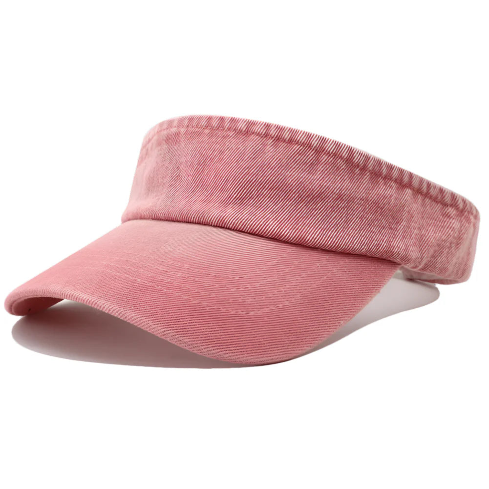 Hagen Denim Visor – Cotton Adjustable Sun Protection Hat