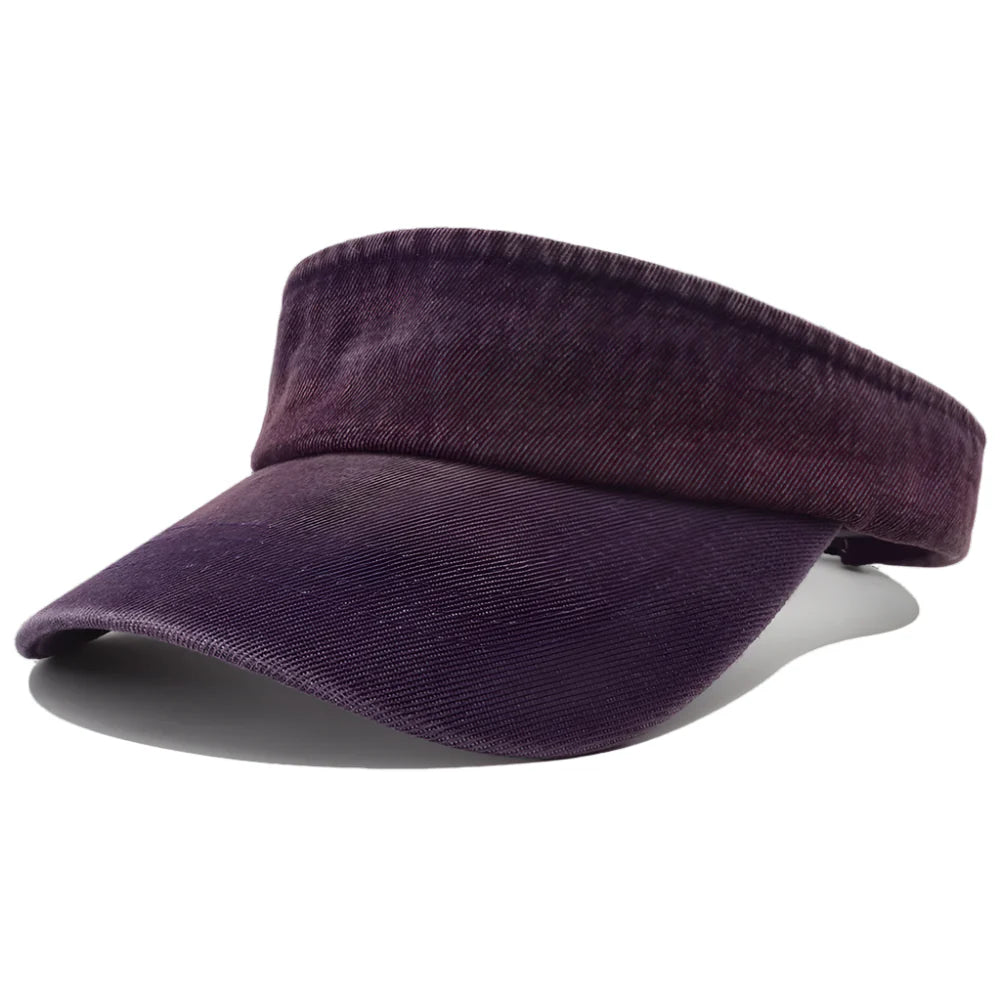 Hagen Denim Visor – Cotton Adjustable Sun Protection Hat