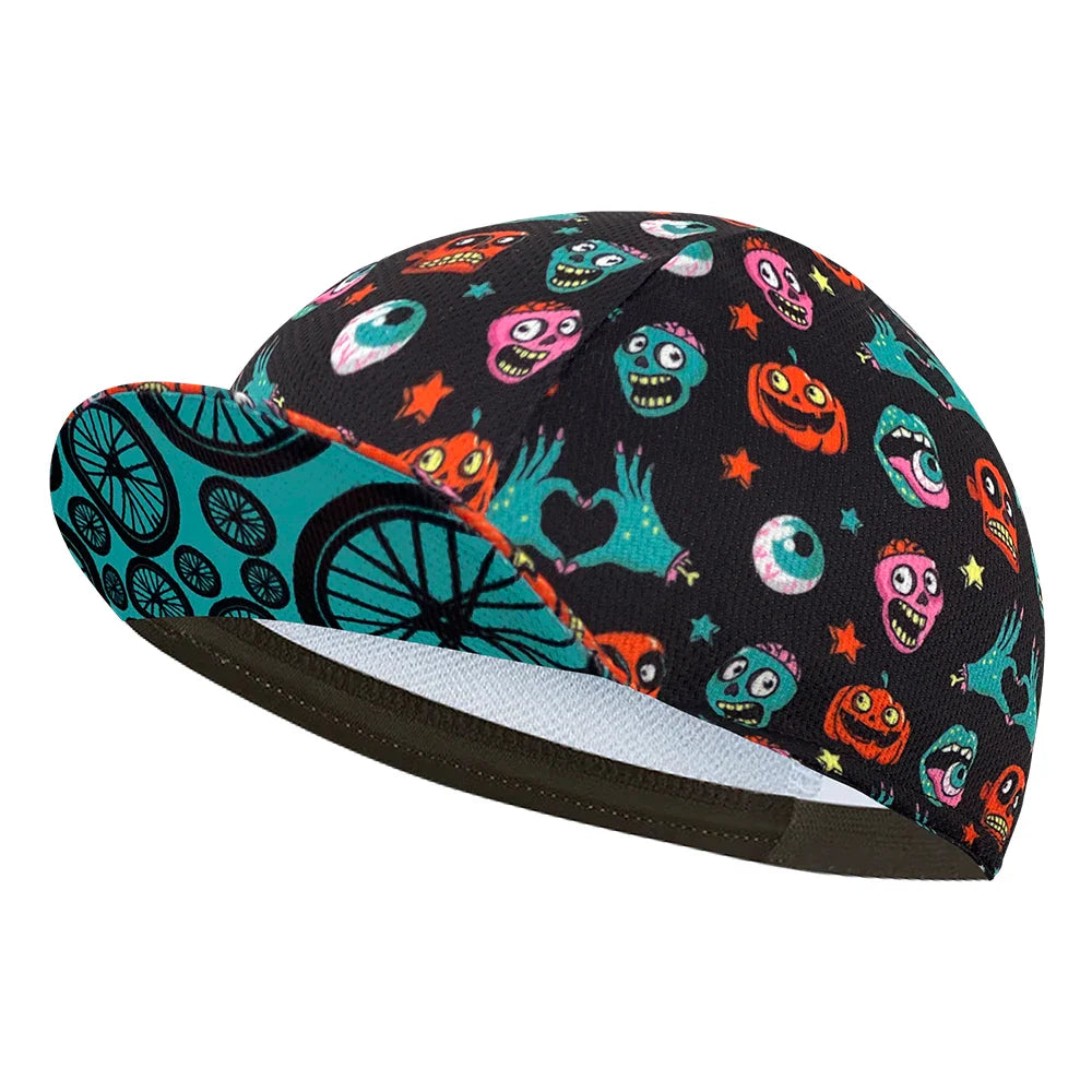 Halloween Series Cycling Cap For Year Round Comfort And Visibility