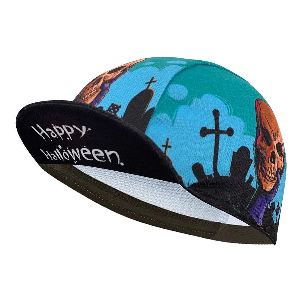 Halloween Series Cycling Cap For Year Round Comfort And Visibility