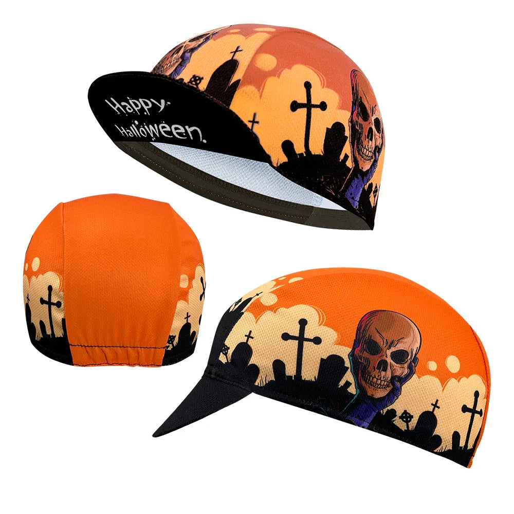 Halloween Series Cycling Cap For Year Round Comfort And Visibility