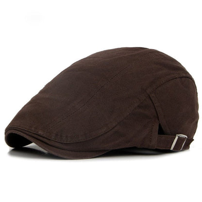 Hammond Cotton Flat Cap – Lightweight Adjustable Everyday Hat