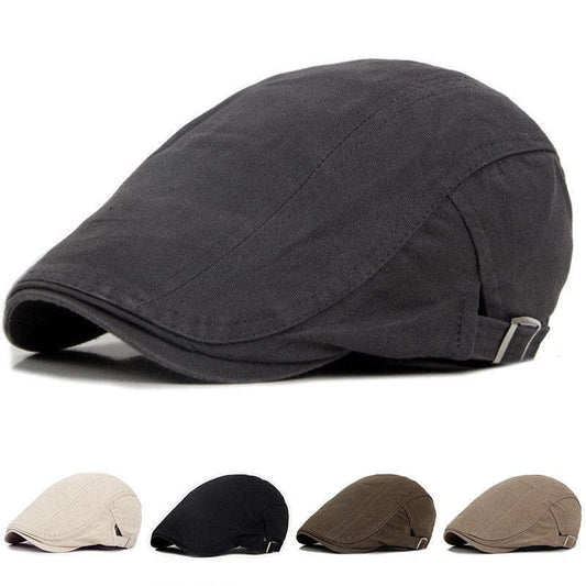 Hammond Cotton Flat Cap – Lightweight Adjustable Everyday Hat