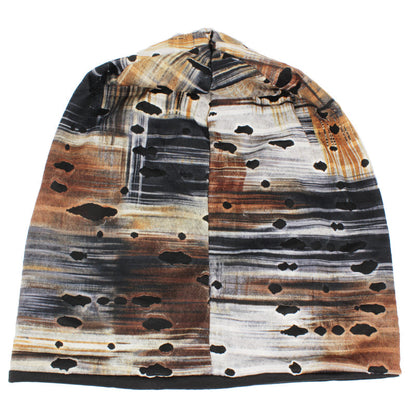 Harlem Ripped Striped Beanie For Modern Street Style - Urban Caps
