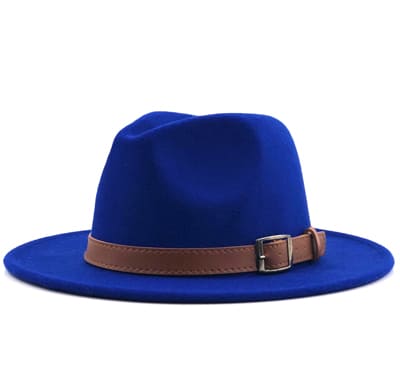 Hawkins Wool Fedora Hat – Classic Wide Brim Felt Hat