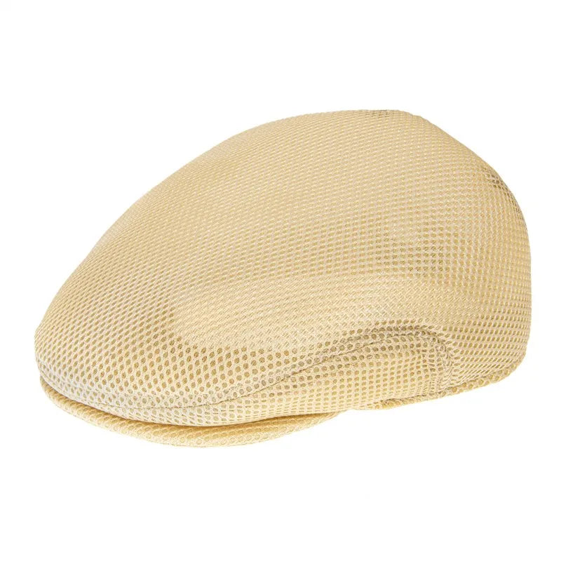 The Lochside | Unisex Mesh Summer Flat Cap | Urban Caps NZ