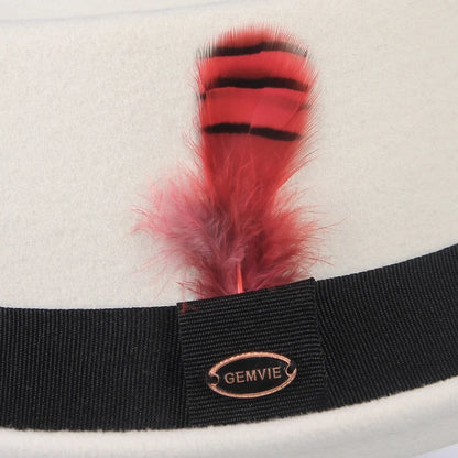Verona Noir Wool Pork Pie Hat – Premium European Collection