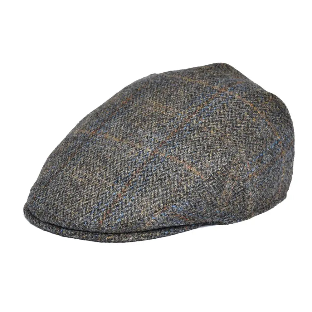 The Brodick | 100% Wool XL Ivy Flat Cap for Larger Heads | Urban Caps NZ