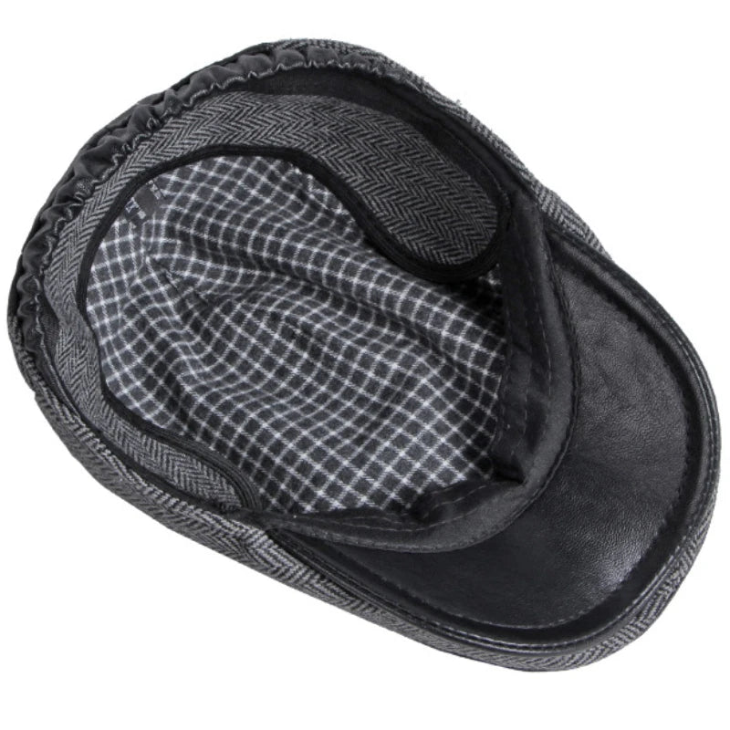 Oban Leather-Trim Ivy Cap
