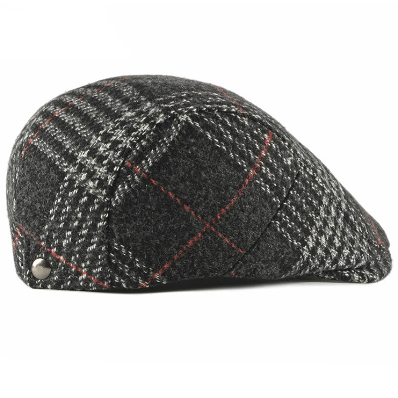 Reims Wool Plaid Ivy Cap