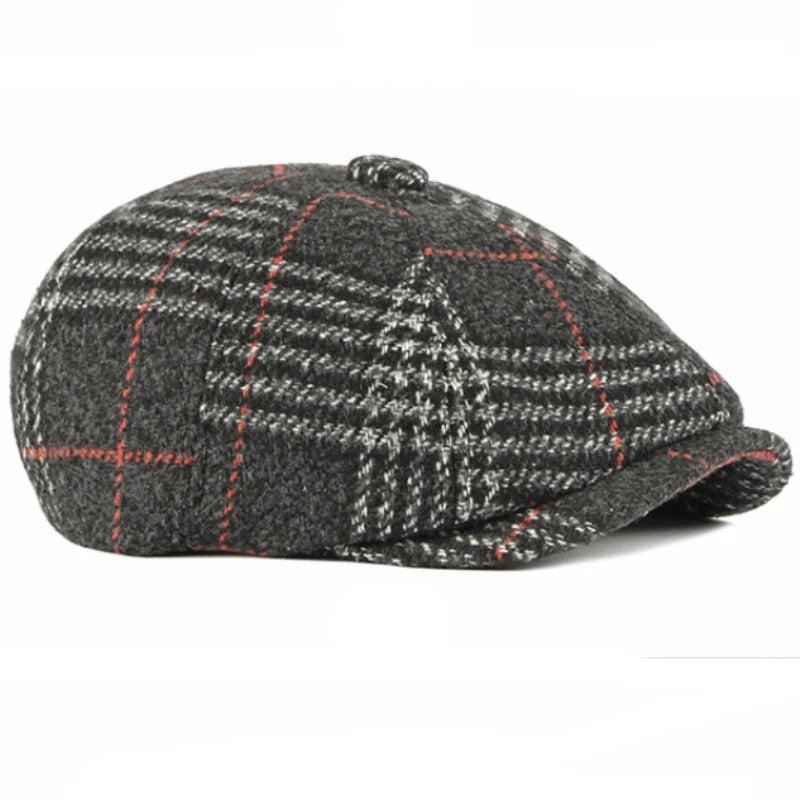 Kendal Wool Plaid Ivy Cap