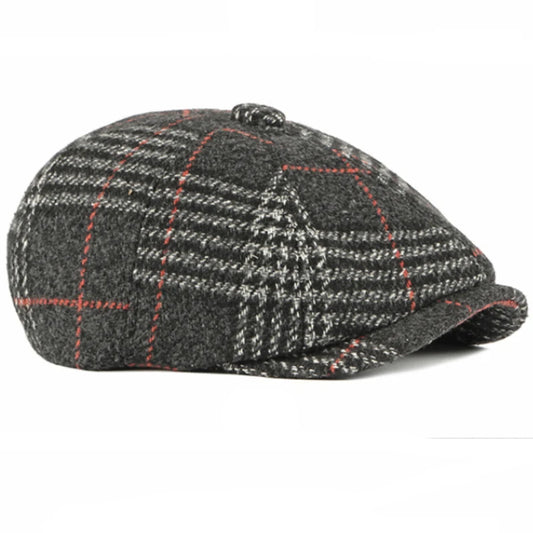 Kendal Wool Plaid Ivy Cap