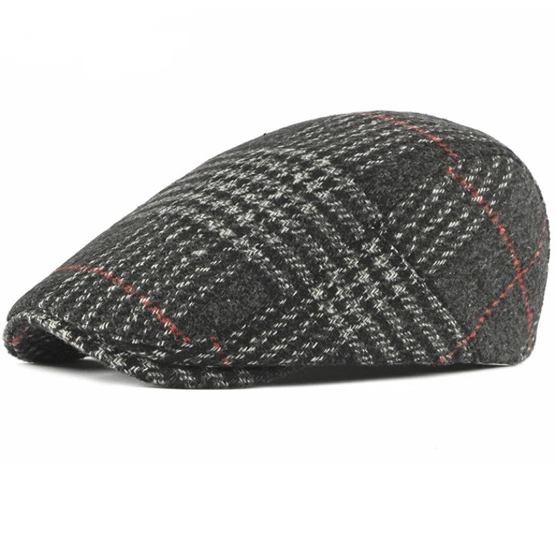 Reims Wool Plaid Ivy Cap