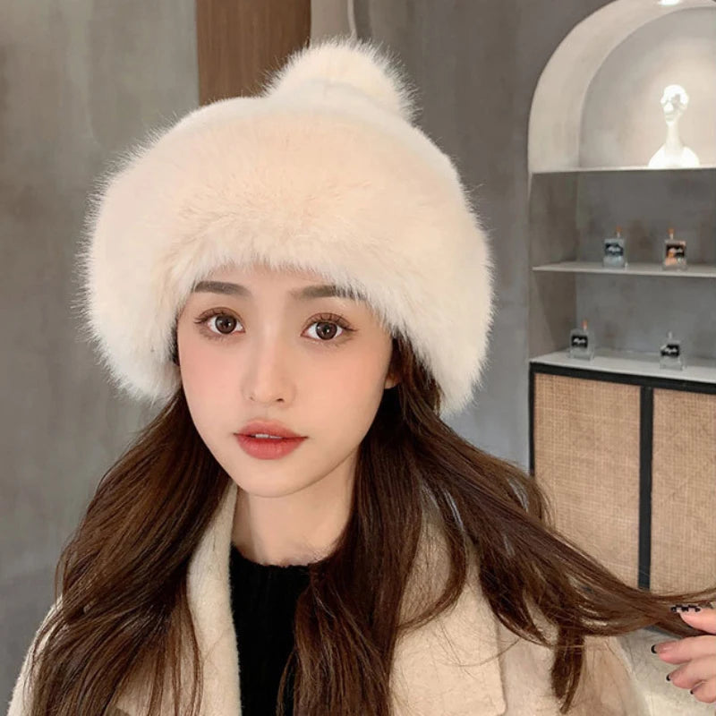 Yellowknife Faux Fox Fur Trapper Hat