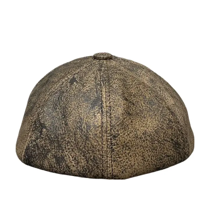 Heidelberg Genuine Leather Newsboy Cap - Timeless Cap With Durable Leather For Any Look