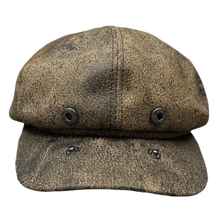 Heidelberg Genuine Leather Newsboy Cap - Timeless Cap With Durable Leather For Any Look