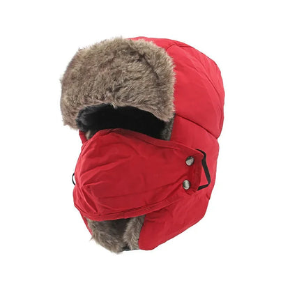 Helsinki Windproof Trapper Hat – Winter Bomber Snow Face Cover Hat