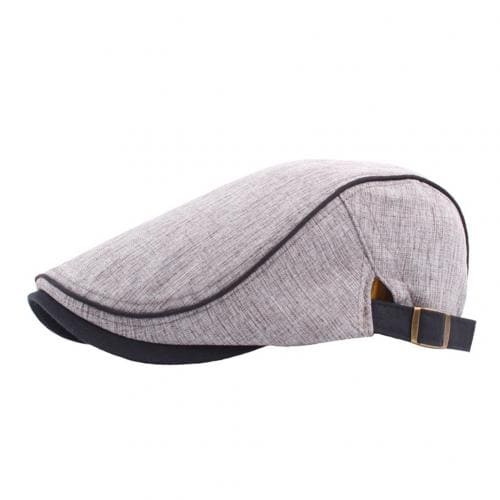 Hendricks Plain Cotton Flat Cap - Timeless Cap With Clean Lines For Versatile Styling