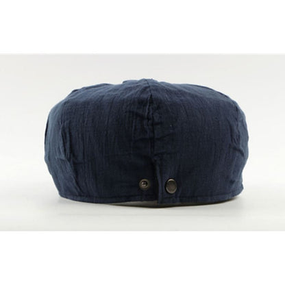 Hermes Vintage Newsboy Cap – Cotton Elastic Classic Hat
