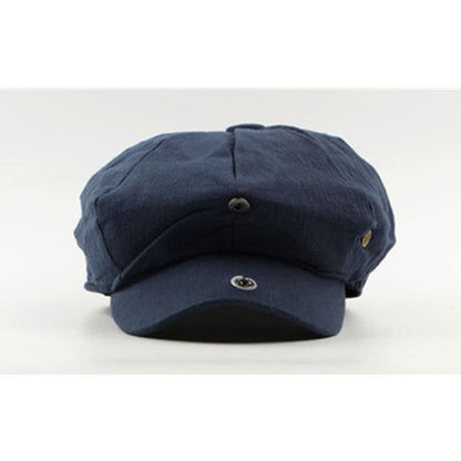 Hermes Vintage Newsboy Cap – Cotton Elastic Classic Hat