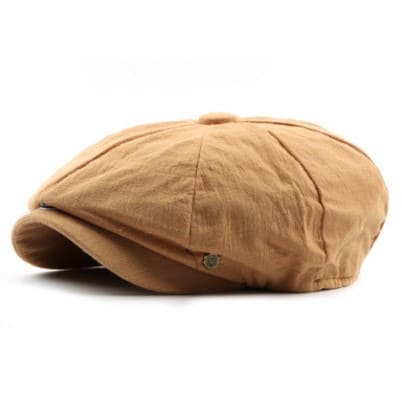 Hermes Vintage Newsboy Cap – Cotton Elastic Classic Hat