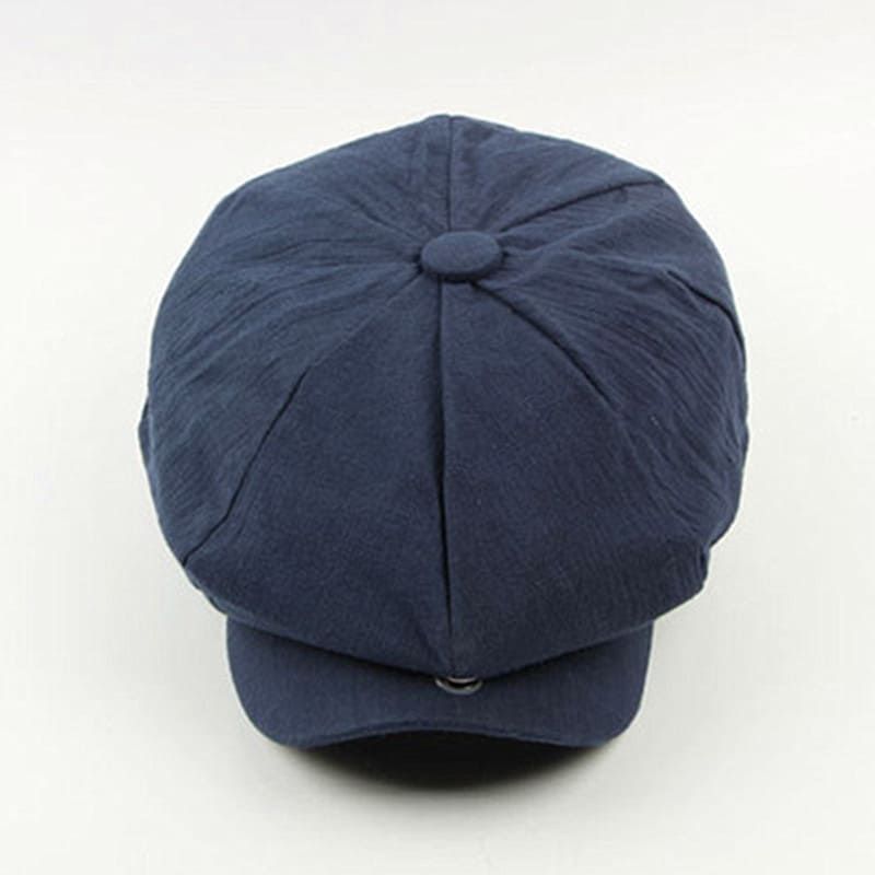 Hermes Vintage Newsboy Cap – Cotton Elastic Classic Hat