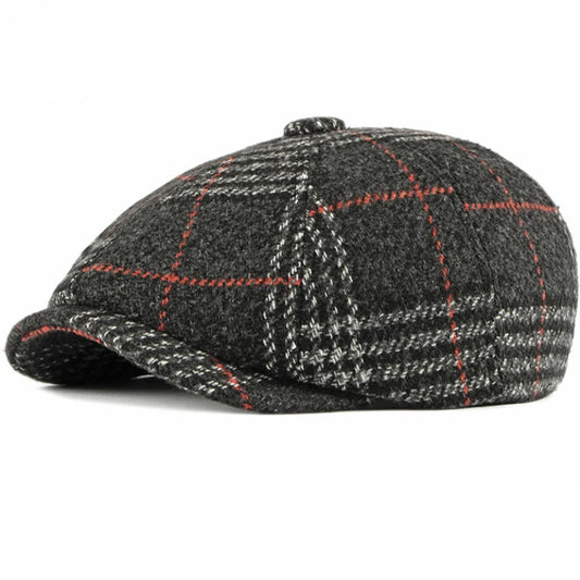 Kendal Wool Plaid Ivy Cap