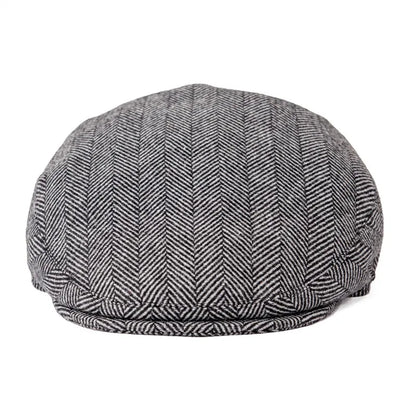 The Lochgilphead | Men's Soft Wool Tweed Check Newsboy Cap | Urban Caps NZ
